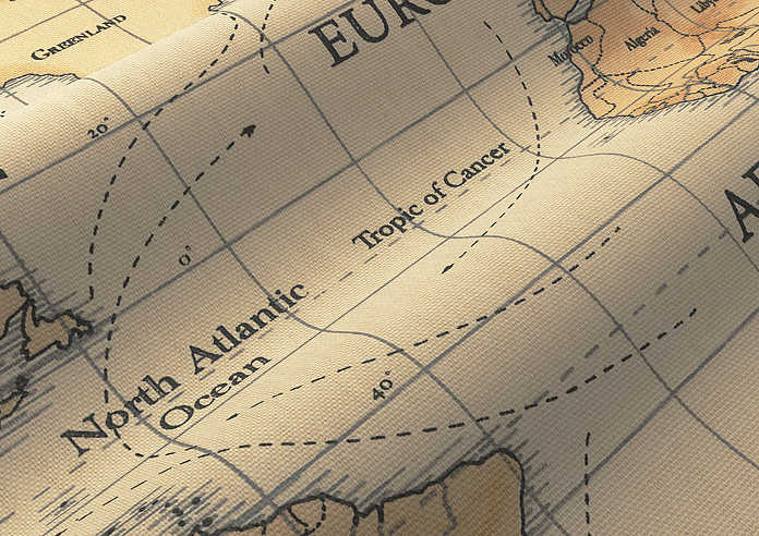 Maps, Multi - Twist&Fit Roman Blind - Image 4